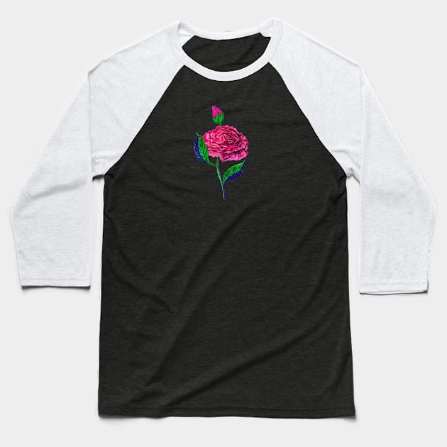 Rose oil Baseball T-Shirt by ArtKsenia